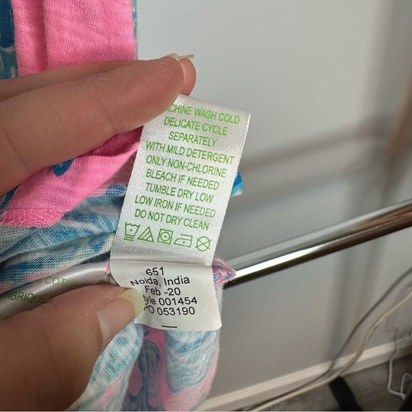 Lilly Pulitzer Essie Sleeveless Top Pelican Pink Beat The Heat Womens Size SMALL - Picture 7 of 11